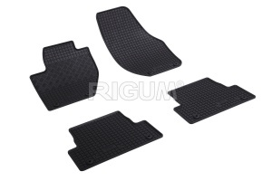 Set 5 covorase VOLVO V 40 II din 07.2012-07.2019, cu covoras tunel median, CAROSERIE HATCHBACK, Presuri cauciuc 100%, compatibil cu autoturismul VOLVO V 40 II, Rigum - Img 3