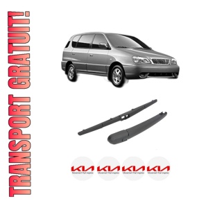 Set brat stergator spate cu lamela pentru KIA CARENS I MPV (FC, FJ) din 2002-2007, pentru spate, din cauciuc siliconat rezistent, 4 stickere auto KIA