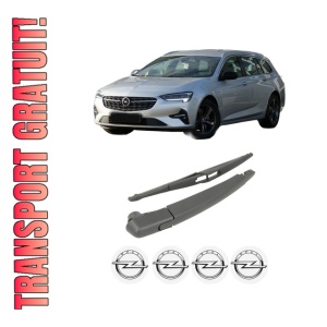 Set brat stergator spate cu lamela pentru OPEL INSIGNIA A Sports Tourer (G09) din 2008-2017, pentru spate, din cauciuc siliconat rezistent, 4 stickere auto OPEL