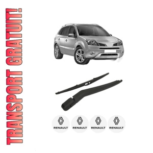 Set brat stergator spate cu lamela pentru RENAULT KOLEOS I (HY_) din 2008, pentru spate, din cauciuc siliconat rezistent, 4 stickere auto RENAULT