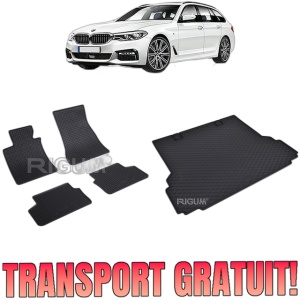 Set Covorase Auto Si Tavita Portbagaj BMW SERIA 5 G31 din 05.2017 - 09.2023, caroserie combi,