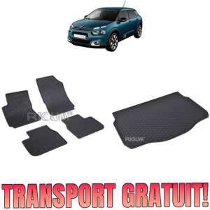 Set Covorase Auto Si Tavita Portbagaj CITROEN C4 CACTUS I din 08.2014 - 03.2018, caroserie suv,