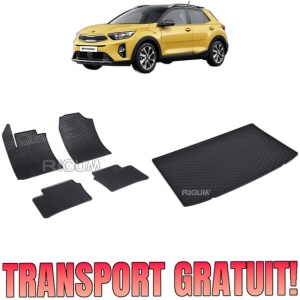 Set Covorase Auto Si Tavita Portbagaj KIA STONIC din 10.2017 - 2026, caroserie suv inclusiv facelift,