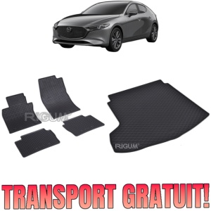 Set Covorase Auto Si Tavita Portbagaj MAZDA 3 IV din 03.2019 - 2026, caroserie sedan,