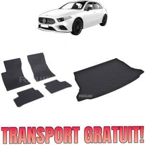 Set Covorase Auto Si Tavita Portbagaj MERCEDES A-CLASS W177 PHEV din 08.2019 - 2026, caroserie hatchback,