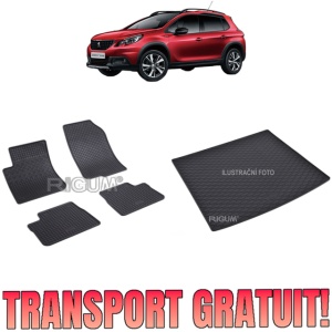 Set Covorase Auto Si Tavita Portbagaj PEUGEOT 2008 I din 04.2013 - 12.2019, caroserie suv,