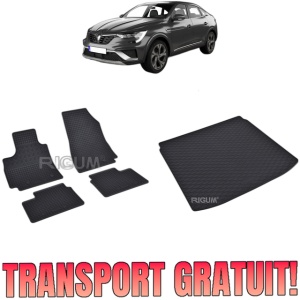 Set Covorase Auto Si Tavita Portbagaj RENAULT ARKANA din 03.2021 - 2026, caroserie suv, PORTBAGAJ INFERIOR SI SUPERIOR