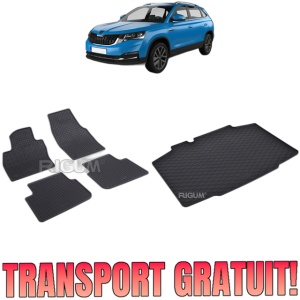 Set Covorase Auto Si Tavita Portbagaj SKODA KAMIQ din 09.2019 - 2026, caroserie suv,