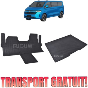 Set Covorase Auto Si Tavita Portbagaj VOLKSWAGEN T7 CARAVELLE din 2025 - 2026, caroserie van, AMPATAMENT L2, 8-9 LOCURI