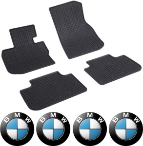 Set covorase BMW X4 G02 SUV 04.2018 - prezent si 4 stickere rotunde BMW accesorii pentru autoturismul tau - masina v4908