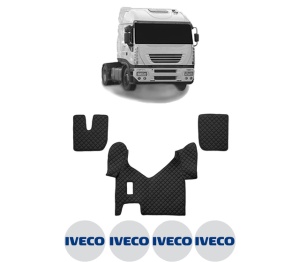 Set covorase Camion Tir Iveco STRALIS I din 2002-2013, Auto, 4x Stickere auto cu Iveco