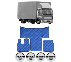 Set covorase Camion Tir MAN TGL I din 2004-2022, Auto, 4x Stickere auto cu MAN