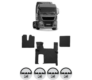 Set covorase Camion Tir MAN TGX I din 2006-2021, Auto, 4x Stickere auto cu MAN