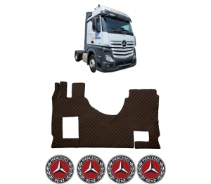 Set covorase Camion Tir MERCEDES-BENZ ACTROS MP4 / MP5 din 2011-2024, Auto, 4x Stickere auto cu MERCEDES-BENZ