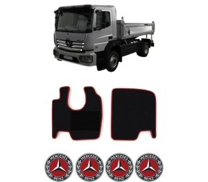Set covorase Camion Tir MERCEDES-BENZ ATEGO 3 din 2013, Auto, 4x Stickere auto cu MERCEDES-BENZ
