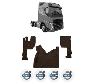 Set covorase Camion Tir VOLVO FH III din 2020-2024, Auto, 4x Stickere auto cu VOLVO
