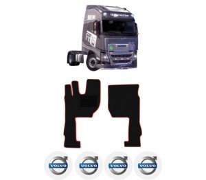 Set covorase Camion Tir VOLVO FH16 II din 2012-2014, Auto, 4x Stickere auto cu VOLVO