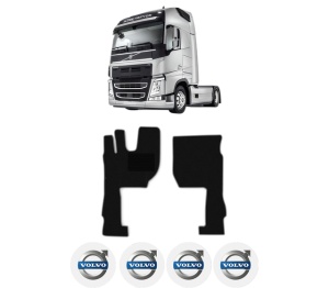 Set covorase Camion Tir VOLVO FM II din 2012-2017, Auto, 4x Stickere auto cu VOLVO