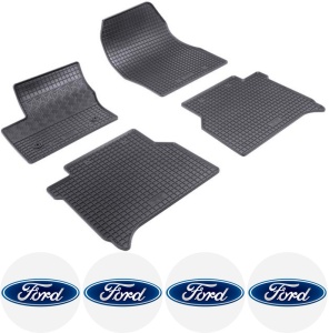 Set covorase Ford Tourneo Connect II Van 01.2014 - prezent si 4 stickere rotunde Ford accesorii pentru autoturismul tau - masina v4771