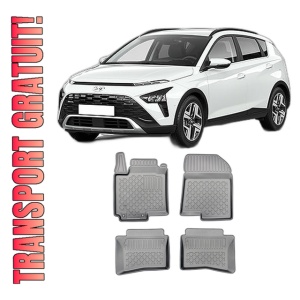 Set covorase HYUNDAI BAYON, din 05.2021 - Prezent, covorase tavita, caroserie SUV, compatibile cu autoturismul HYUNDAI BAYON, ARISTAR