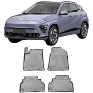 Set covorase HYUNDAI KONA II ELECTRIC, din 04.2023 - Prezent, covorase tavita, caroserie SUV, compatibile cu autoturismul HYUNDAI KONA II ELECTRIC, ARISTAR - Img 2