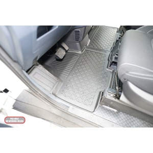Set covorase MAXUS E-DELIVER 3, din 2020 - Prezent, covorase tavita, caroserie VAN 2 LOCURI, ampatament scurt si lung, compatibile cu autoturismul MAXUS E-DELIVER 3, ARISTAR - Img 5