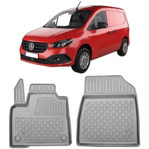 Set covorase MERCEDES CITAN W420 FURGON, din 10.2021 - Prezent, covorase tavita, caroserie VAN ampatament L1 si L2, compatibile cu autoturismul MERCEDES CITAN W420 FURGON, ARISTAR - Img 2