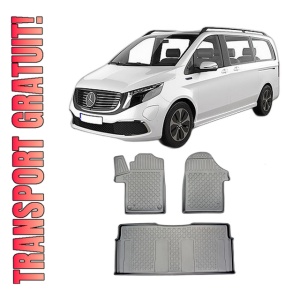 Set covorase MERCEDES EQV, din 10.2020 - Prezent, covorase tavita, caroserie VAN AL 3-LEA rand exclus, compatibile cu autoturismul MERCEDES EQV, ARISTAR