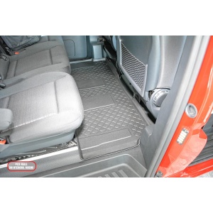 Set covorase MERCEDES VITO E W447, din 11.2020 - Prezent, covorase tavita, caroserie VAN ampatament normal, rand 2, compatibile cu autoturismul MERCEDES VITO E W447, ARISTAR - Img 5