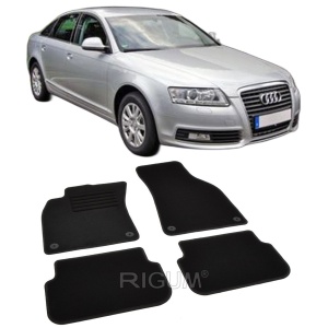 Set covorase mocheta Audi A6 C6 (4F) inainte de facelift, 2004-2006, din mocheta, compatibile cu autoturismul Audi A6 C6 (4F) inainte de facelift - Img 2