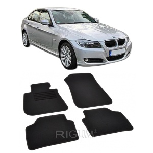 Set covorase mocheta BMW Seria 3 E90 sedan / E91 Touring 2005-2012, din mocheta, compatibile cu autoturismul BMW Seria 3 E90 sedan / E91 Touring - Img 2