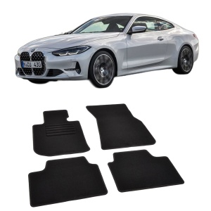 Set covorase mocheta BMW Seria 4 Gran Coupe G26 2020-prezent, din mocheta, compatibile cu autoturismul BMW Seria 4 Gran Coupe G26 - Img 2
