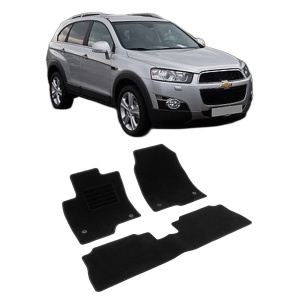 Set covorase mocheta Chevrolet Captiva (C100) 2006-2018, din mocheta, compatibile cu autoturismul Chevrolet Captiva (C100) - Img 2