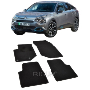 Set covorase mocheta Citroen C4 (3), 2021-prezent, din mocheta, compatibile cu autoturismul Citroen C4 (3) - Img 2