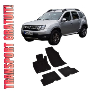 Set covorase mocheta Dacia Duster 1 (4x2) 2010-2018, din mocheta, compatibile cu autoturismul Dacia Duster 1 (4x2)