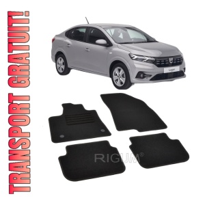 Set covorase mocheta Dacia Logan 3, 2021-prezent, din mocheta, compatibile cu autoturismul Dacia Logan 3