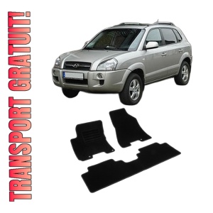Set covorase mocheta Hyundai Tucson 1 (doar 2009-2010), din mocheta, compatibile cu autoturismul Hyundai Tucson 1 (doar