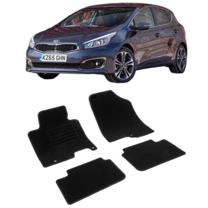 Set covorase mocheta Kia Ceed 2 (JD) 2012-2018, din mocheta, compatibile cu autoturismul Kia Ceed 2 (JD) - Img 2