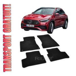 Set covorase mocheta Mercedes GLA (H247) 2019-prezent, din mocheta, compatibile cu autoturismul Mercedes GLA (H247)