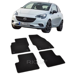 Set covorase mocheta Opel Corsa E 2014-2019, din mocheta, compatibile cu autoturismul Opel Corsa E - Img 2