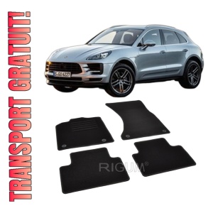 Set covorase mocheta Porsche Macan, 2014-prezent, din mocheta, compatibile cu autoturismul Porsche Macan