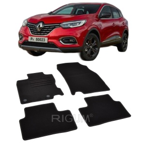 Set covorase mocheta Renault Kadjar, 2015-prezent, din mocheta, compatibile cu autoturismul Renault Kadjar - Img 2