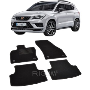 Set covorase mocheta Seat Ateca, 2016-prezent, din mocheta, compatibile cu autoturismul Seat Ateca - Img 2
