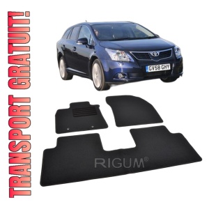 Set covorase mocheta Toyota Avensis 3 (T27), 2009-2018, din mocheta, compatibile cu autoturismul Toyota Avensis 3 (T27)