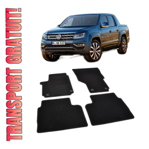 Set covorase mocheta VW Amarok I 2011-2022, din mocheta, compatibile cu autoturismul VW Amarok I