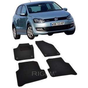 Set covorase mocheta VW Polo 5 (6R-6C) 2009-2017, din mocheta, compatibile cu autoturismul VW Polo 5 (6R - Img 2