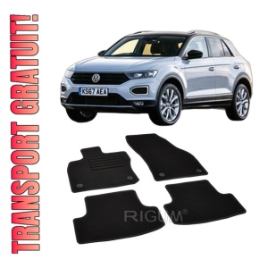 Set covorase mocheta VW T-Roc, 2017-prezent, din mocheta, compatibile cu autoturismul VW T-Roc
