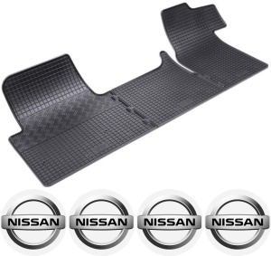 Set covorase Nissan NV400 Van 01.2010 - 02.2019 si 4 stickere rotunde Nissan accesorii pentru autoturismul tau - masina v4591