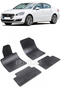 Set covorase Peugeot 508 I Sedan 01.2011 - 09.2018 si 4 stickere rotunde Peugeot accesorii pentru autoturismul tau - masina v4511