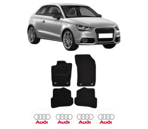 Set Covorase Presuri AUDI A1 (8X1, 8XK) din 2010-2018, Auto, Material Textil Mocheta, AUDI - Img 2
